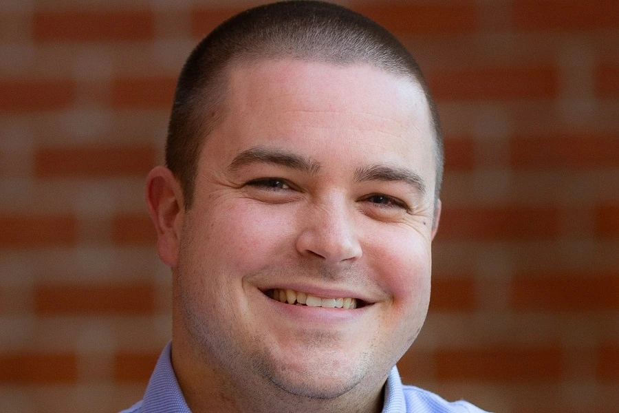 young man smiling